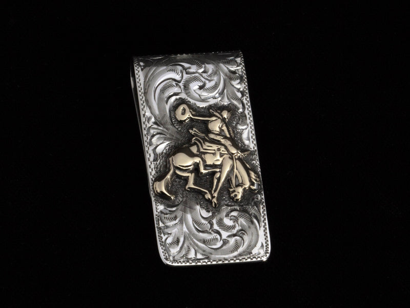 Bronc Money Clip, Two Colors