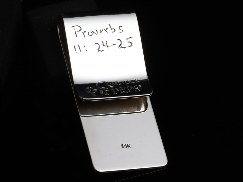 Williams Money Clip With State