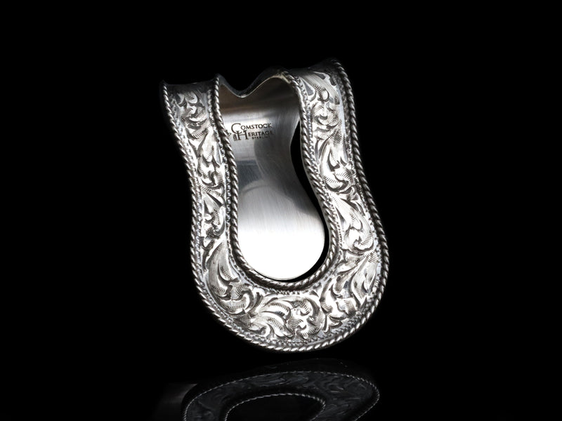 Big Bend Scroll Money Clip With Rope