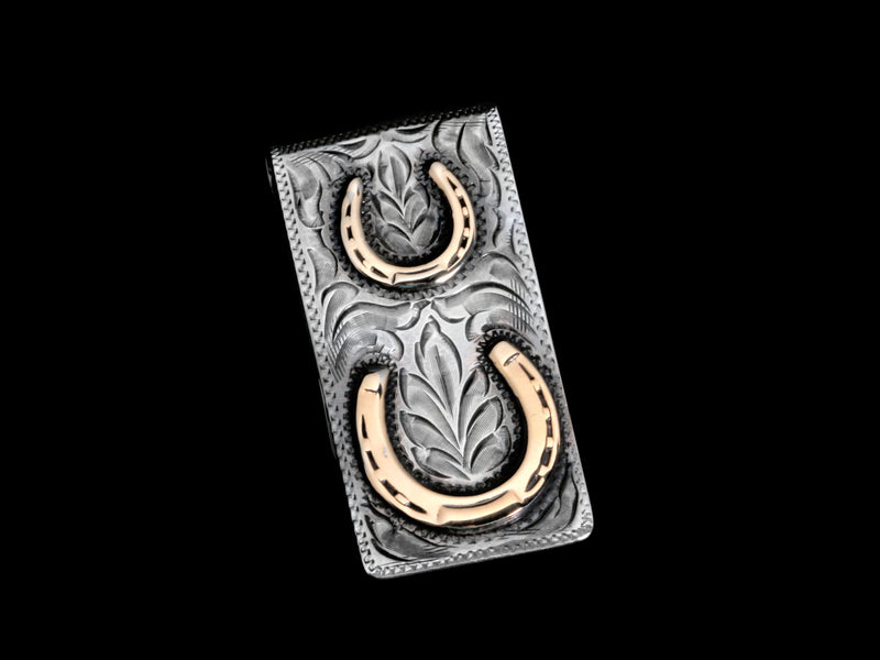 Dual Horseshoe Money Clip