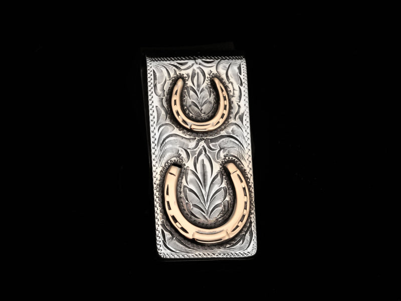 Dual Horseshoe Money Clip