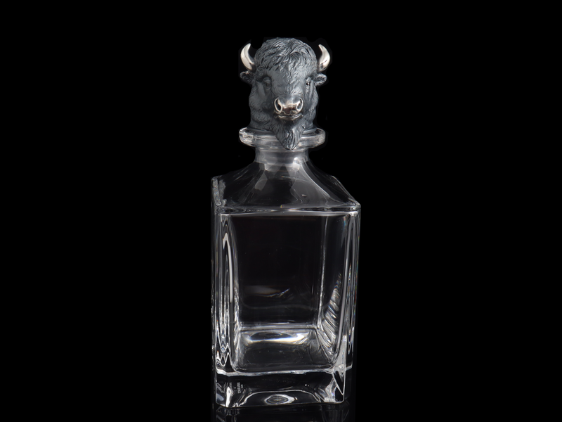 American Bison Decanter