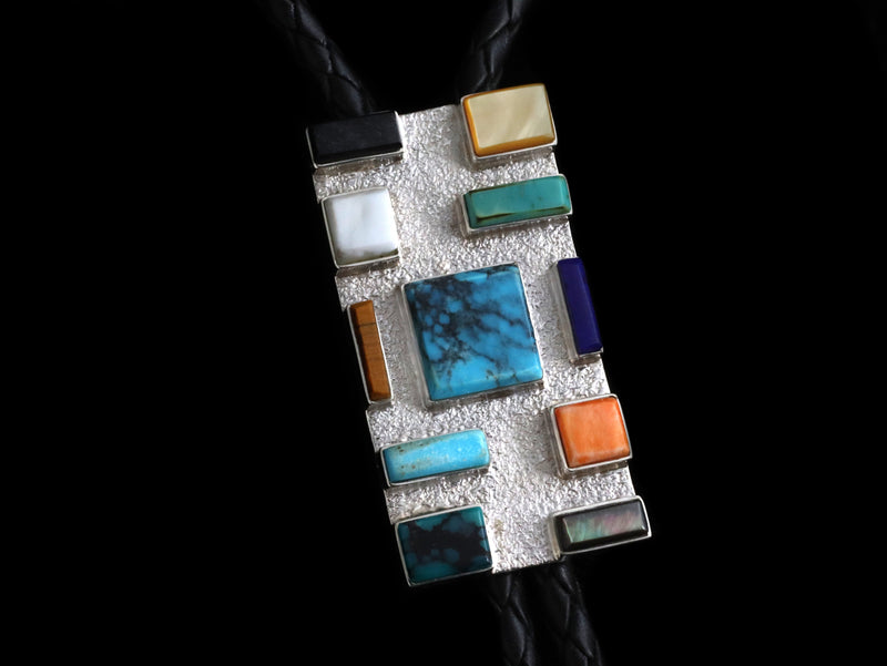Art Deco Stone Bolo