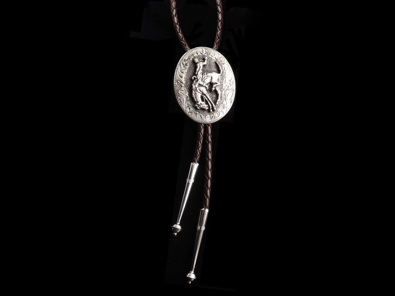 Oval Bronc Bolo