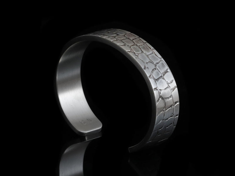 Sterling Gator Cuff