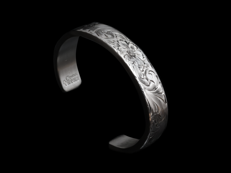 Classic Scrolls & Flower Cuff