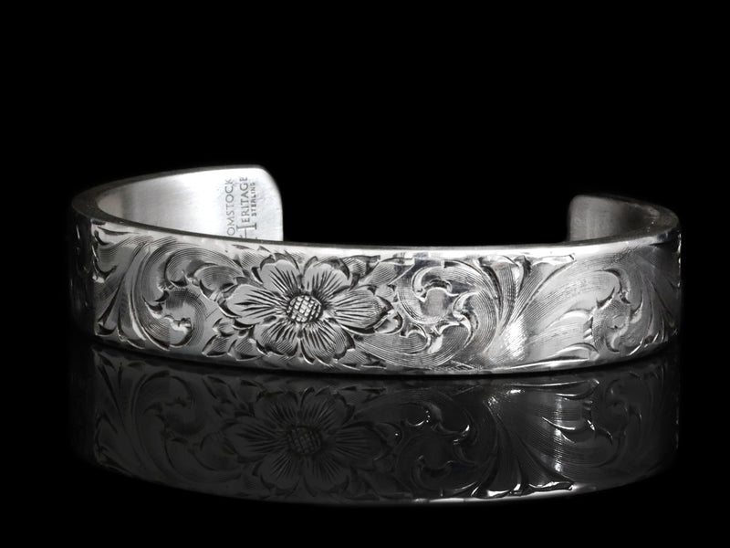 Classic Scrolls & Flower Cuff