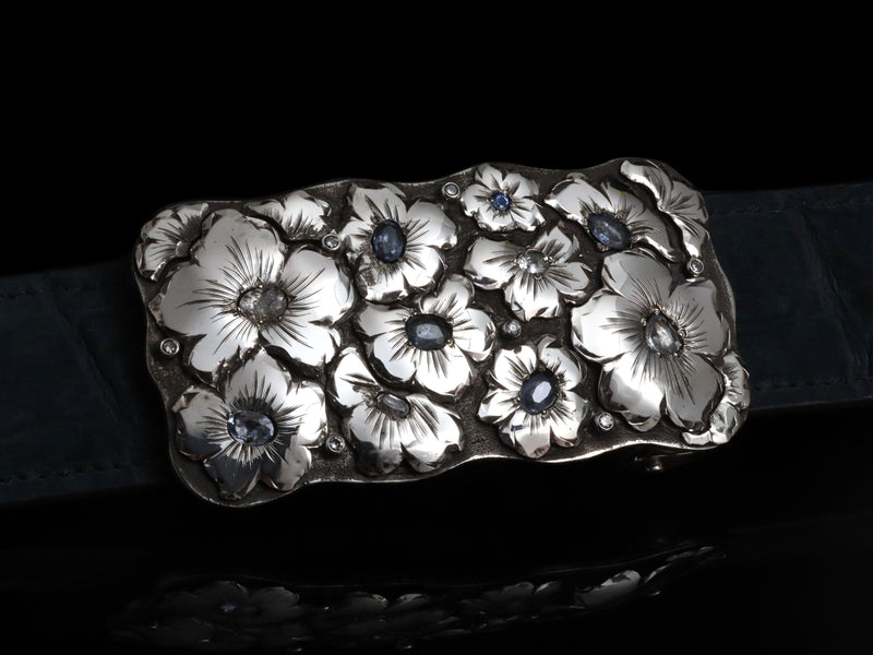 Monochrome Poppy Garden