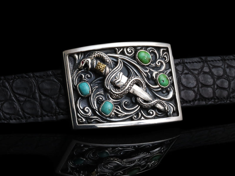 Colorful Snake & Dagger