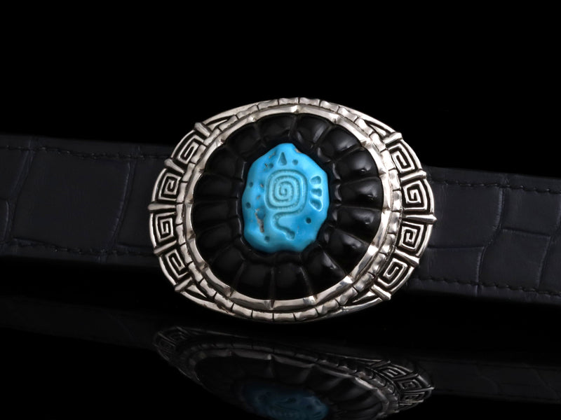 Turquoise & Jet Snake