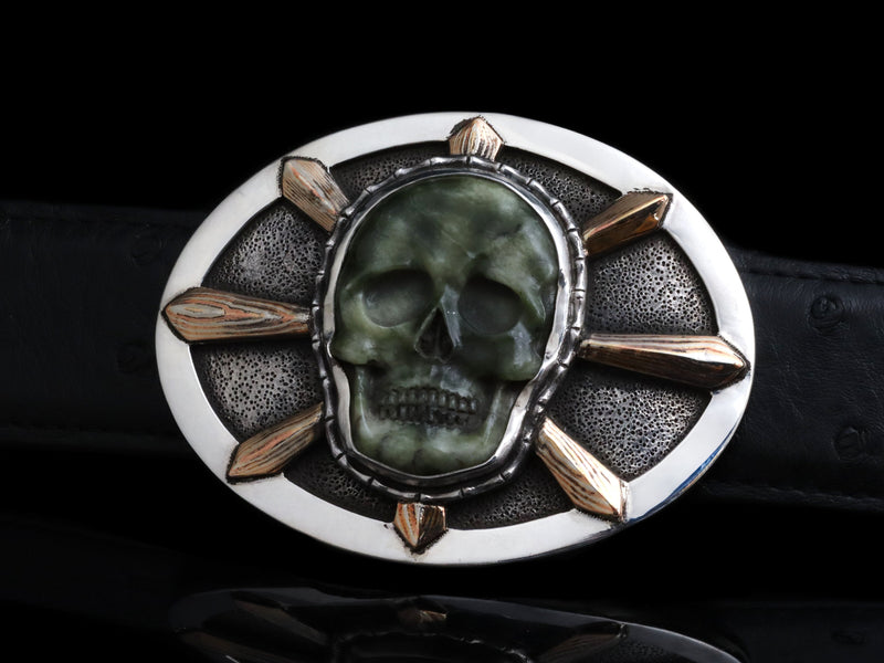 Mokume Skull Sunburst
