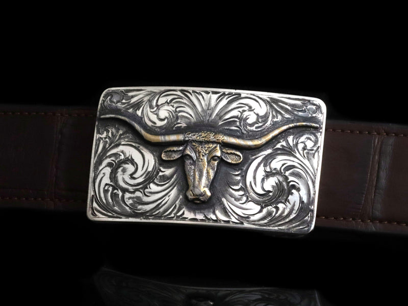 Mesa Longhorn Sterling & Mokume