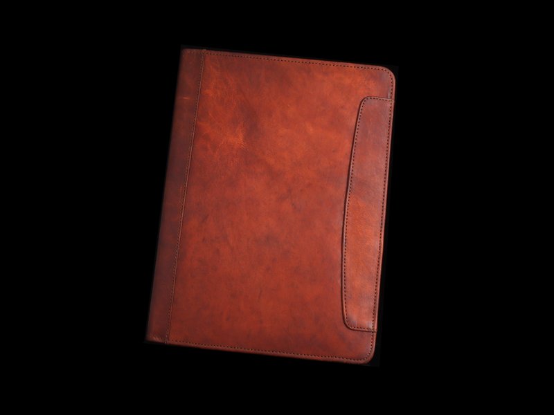 Hand Crafted Leather Portfolios (In Stock)