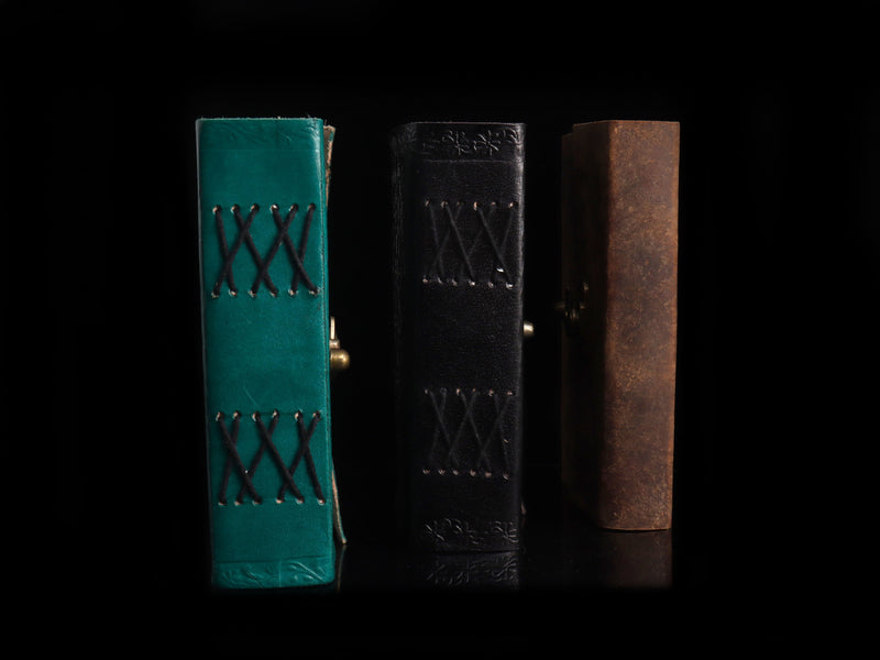 Hand Crafted Leather Journals with Locks (In Stock)