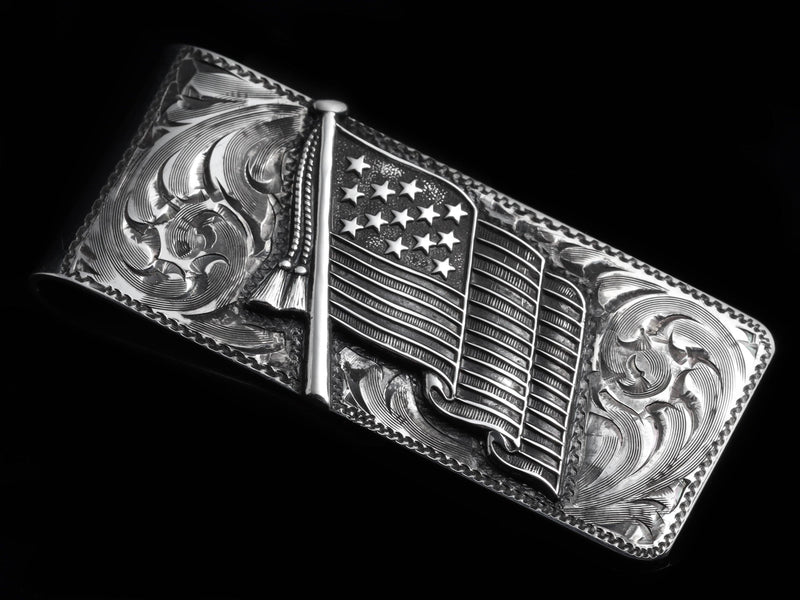 American Flag Money Clip - HardwareForGentlemen.com