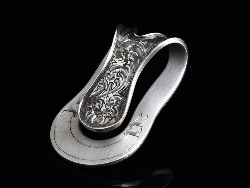 Big Bend Scroll Money Clip With Wire