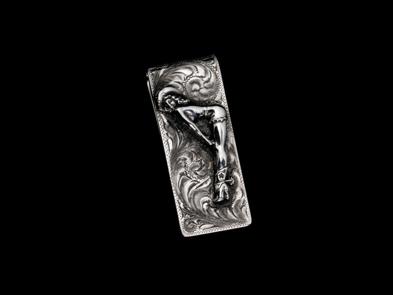 Brady Money Clip, With or Without 14k Gold Initials - Comstock Heritage, Inc.