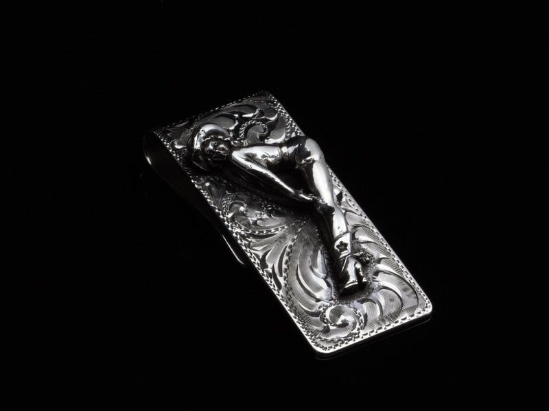 Brady Money Clip, With or Without 14k Gold Initials - Comstock Heritage, Inc.