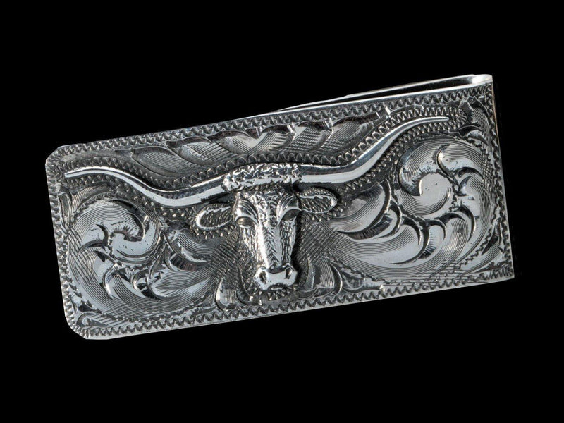 Longhorn Money Clip, Two Colors - Comstock Heritage, Inc.