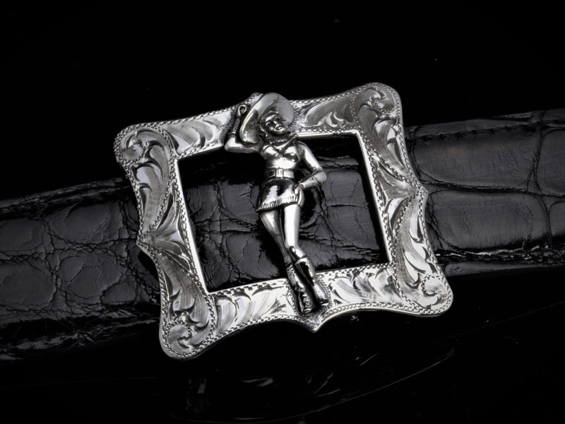 BB-2 Rodeo Girl Belt Buckles Comstock Heritage 