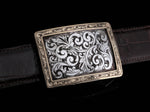 Yellow Gold Baker Harris, Two Sizes Belt Buckles Comstock Heritage 
