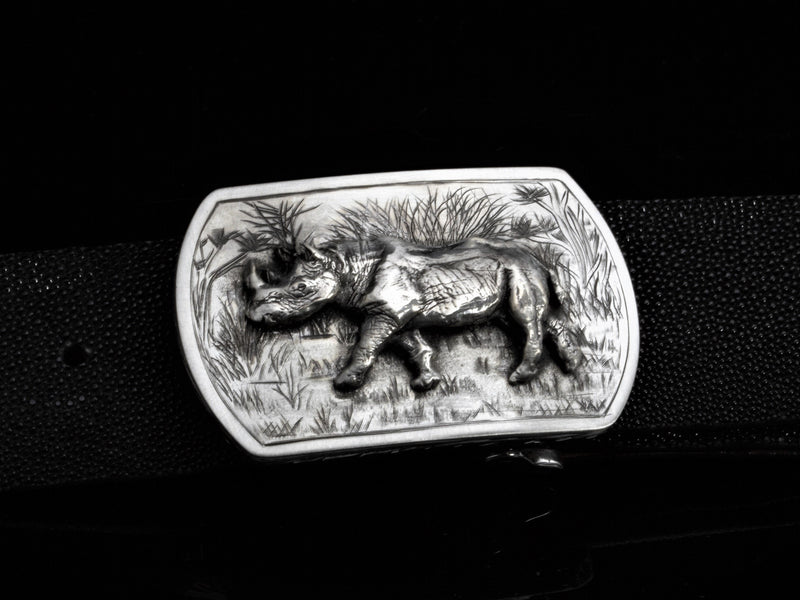 Branson Rhino Belt Buckles Comstock Heritage 