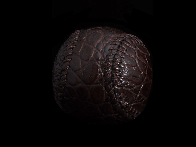 Hand Crafted Alligator Baseballs Leather Comstock Heritage 