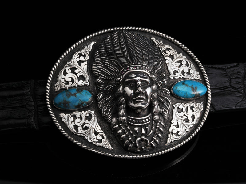 Chief Severo Belt Buckles Comstock Heritage 