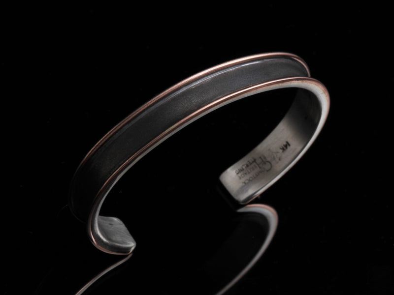 SM Pebble Cuff 14k - HardwareForGentlemen.com