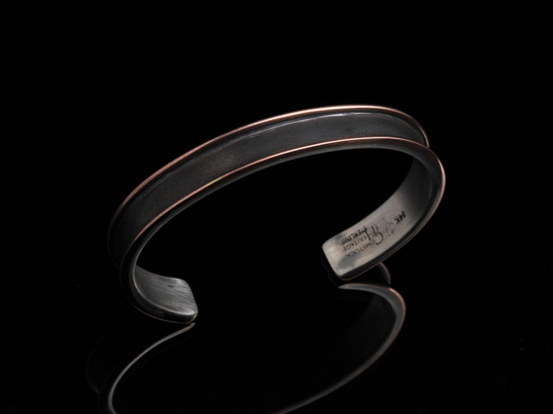 SM Pebble Cuff 14k - HardwareForGentlemen.com