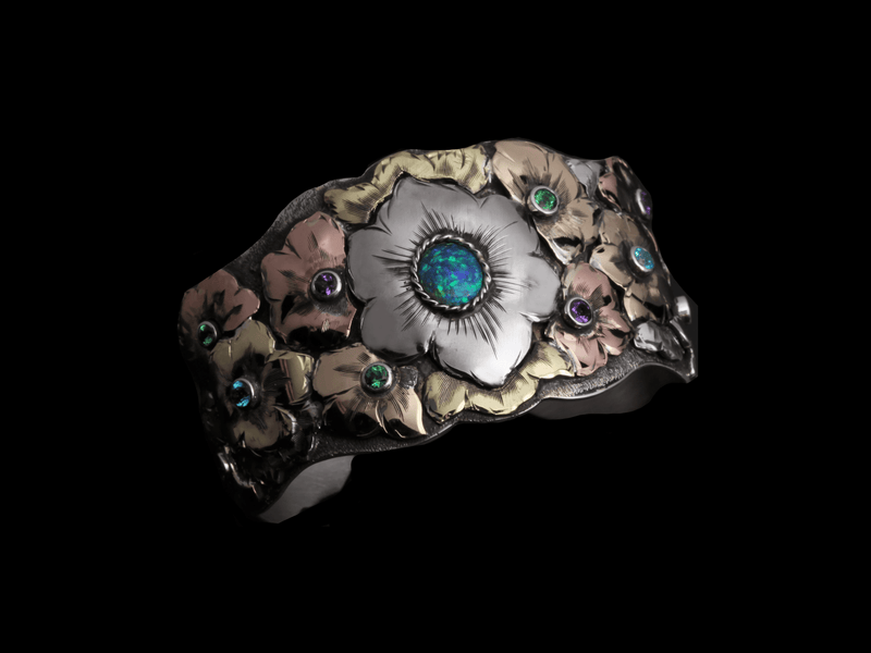 Flower Garden Cuff - HardwareForGentlemen.com
