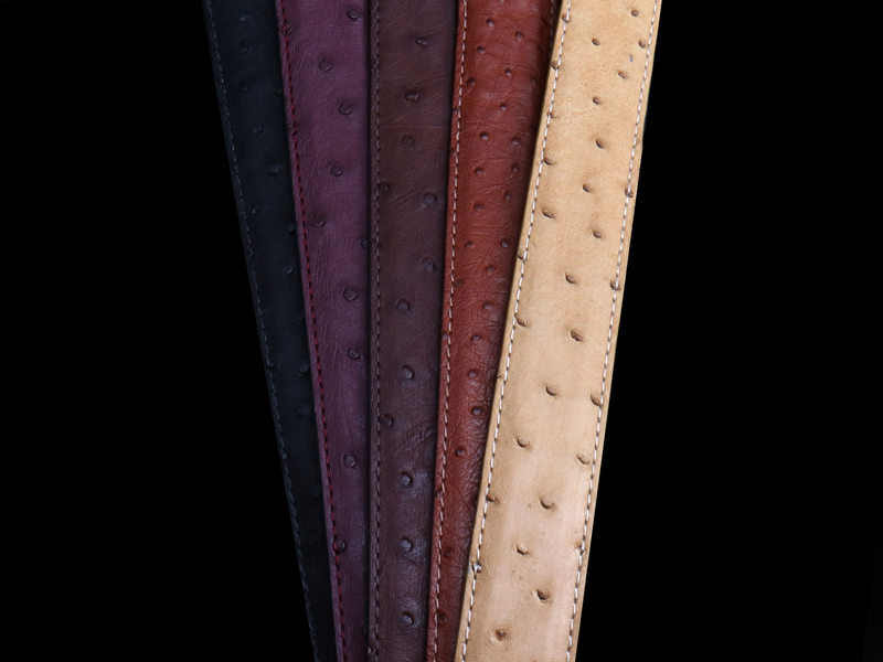 Full Quill Ostrich Belts