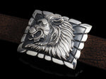 Lion buckle Jeff Deegan Designs 