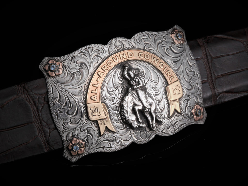 All Around Cowgirl Belt Buckles Comstock Heritage 