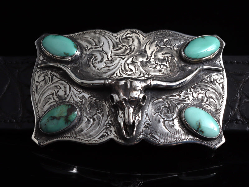 Lonestar Steer Skull & Turquoise