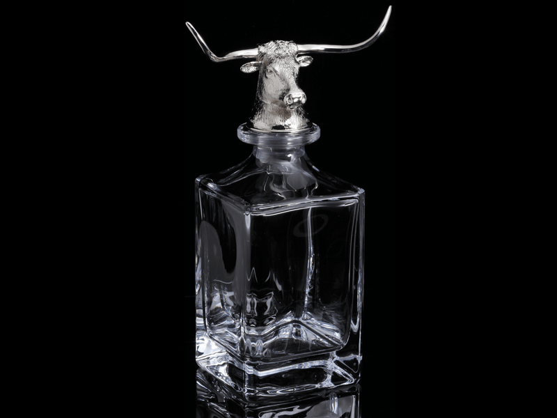 Longhorn Decanter - HardwareForGentlemen.com