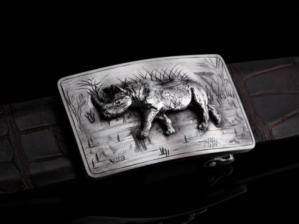 Mason Rhino Belt Buckles Comstock Heritage 