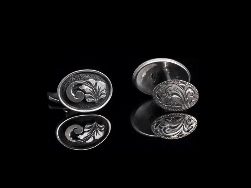 Vintage Scroll Cufflinks - HardwareForGentlemen.com