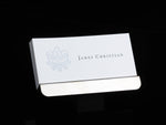 Sterling Silver Business Card Holder - HardwareForGentlemen.com