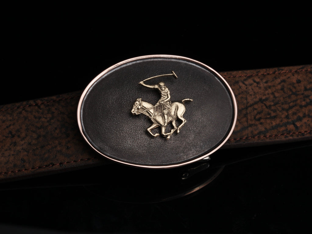 Sutro Polo Matte 14k Belt Buckles Comstock Heritage 