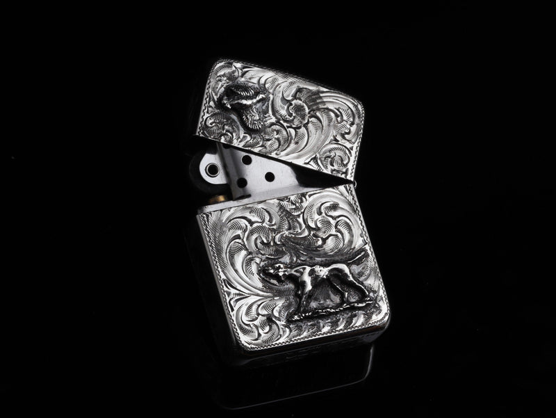 Hunting Dog & Quail Lighter - HardwareForGentlemen.com