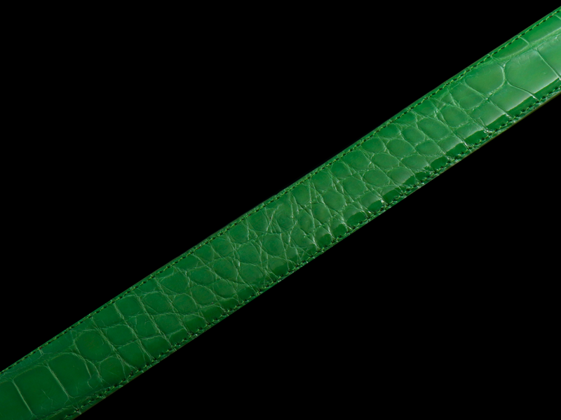 Glazed Alligator Belts (Bright Colors)