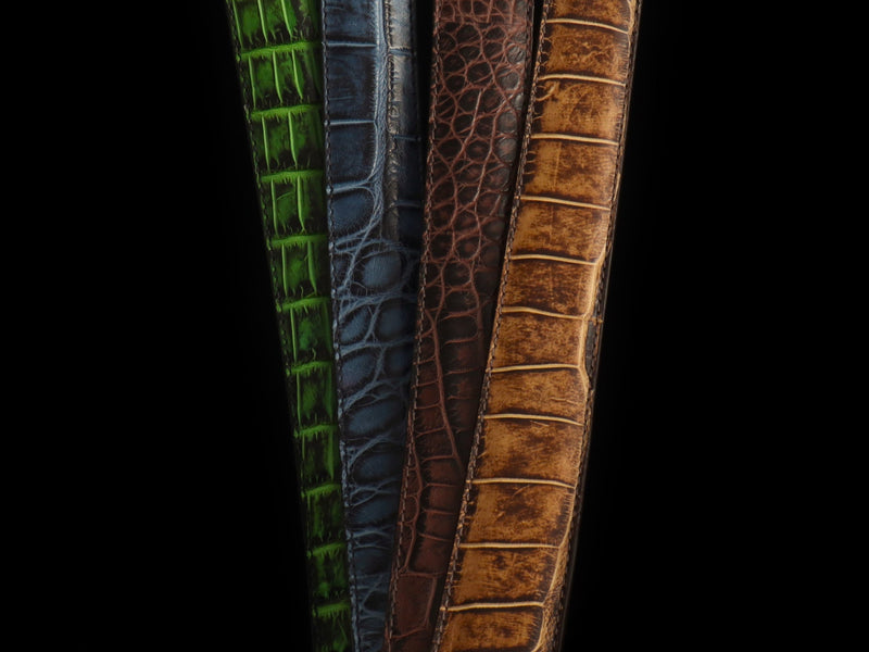 IN STOCK Hand Painted Alligator Belts