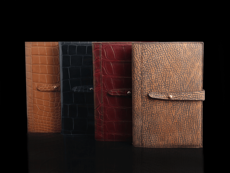 Hand Crafted Exotic Leather Journals (In Stock) - HardwareForGentlemen.com