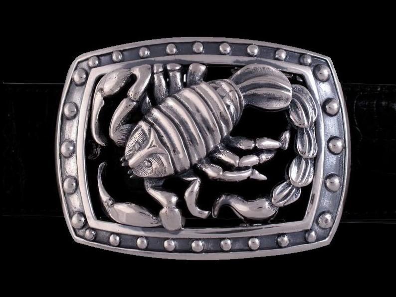 Scorpion Trophy buckle Jeff Deegan Designs 