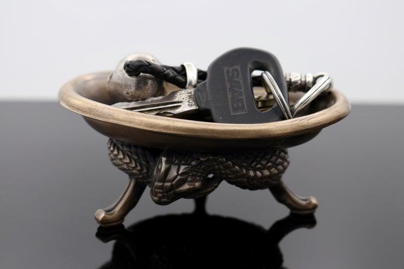 Coiled Snake Valet Tray - HardwareForGentlemen.com