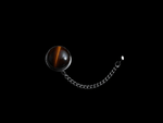 Vintage Tigers Eye Tie Tack - HardwareForGentlemen.com